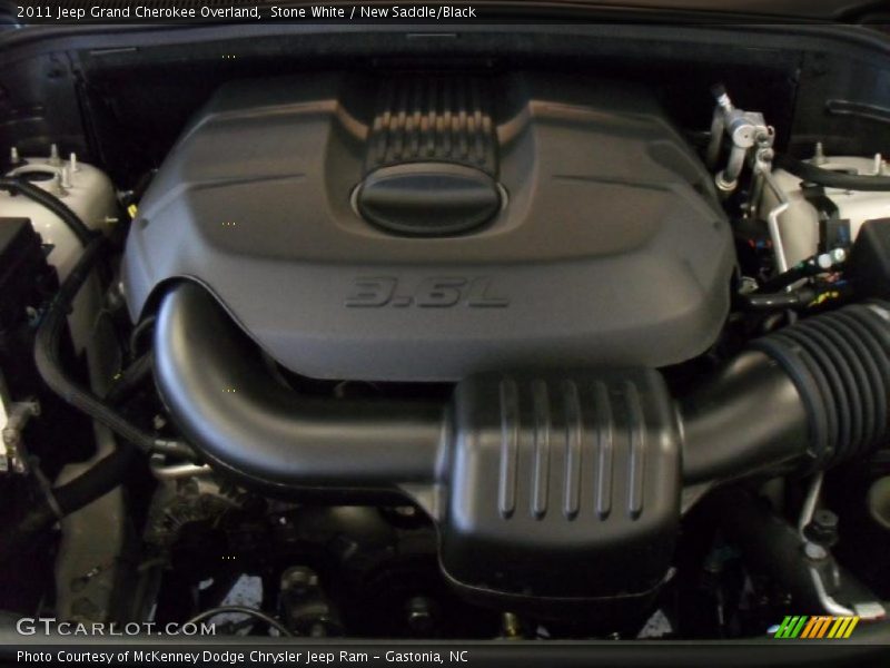  2011 Grand Cherokee Overland Engine - 3.6 Liter DOHC 24-Valve VVT V6