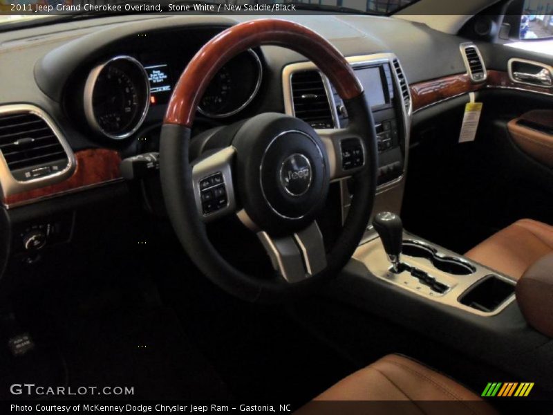 New Saddle/Black Interior - 2011 Grand Cherokee Overland 