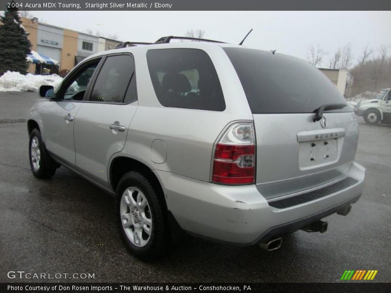 Starlight Silver Metallic / Ebony 2004 Acura MDX Touring