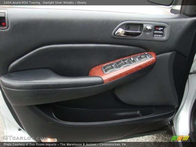 Starlight Silver Metallic / Ebony 2004 Acura MDX Touring