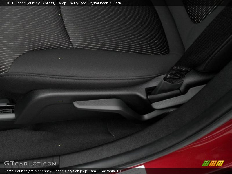 Deep Cherry Red Crystal Pearl / Black 2011 Dodge Journey Express