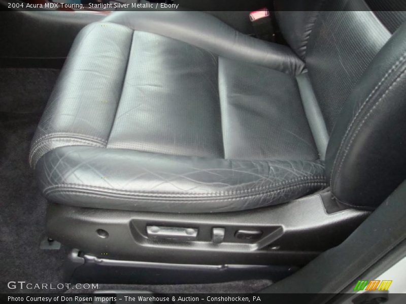 Starlight Silver Metallic / Ebony 2004 Acura MDX Touring