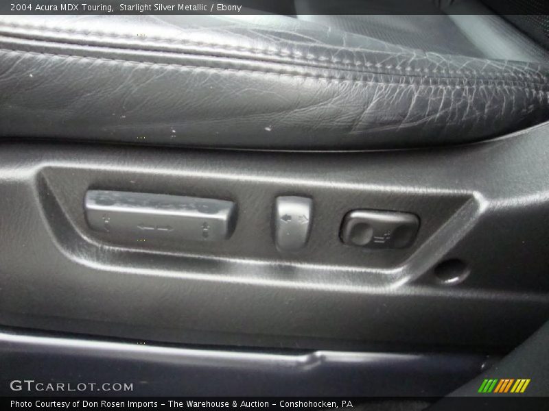 Starlight Silver Metallic / Ebony 2004 Acura MDX Touring