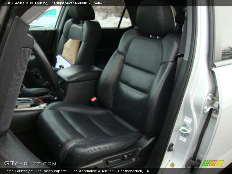 Starlight Silver Metallic / Ebony 2004 Acura MDX Touring
