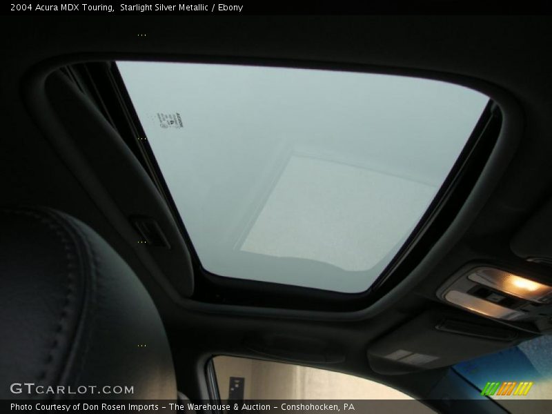 Starlight Silver Metallic / Ebony 2004 Acura MDX Touring