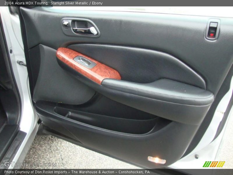 Starlight Silver Metallic / Ebony 2004 Acura MDX Touring
