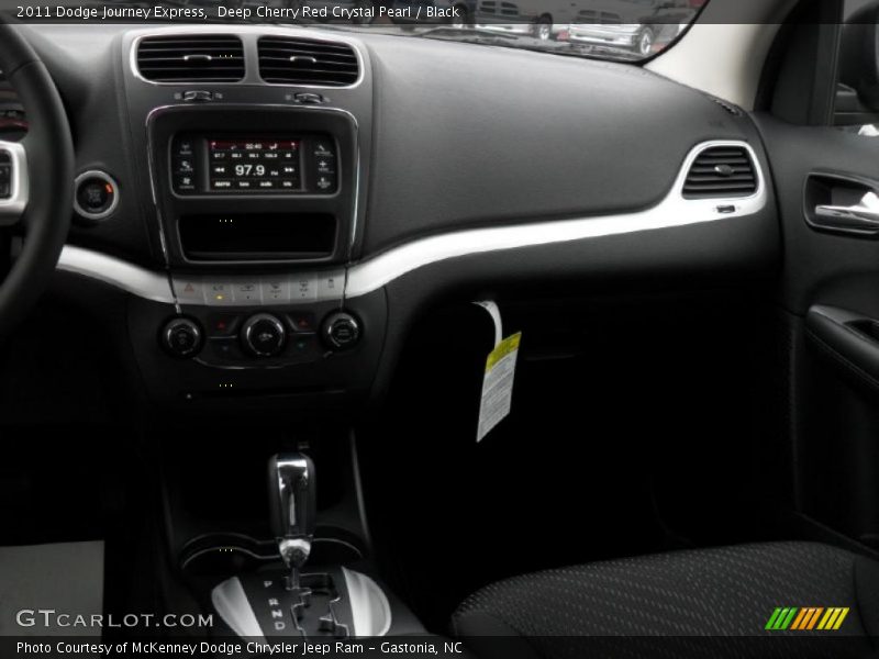 Deep Cherry Red Crystal Pearl / Black 2011 Dodge Journey Express