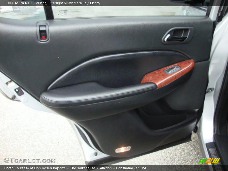 Starlight Silver Metallic / Ebony 2004 Acura MDX Touring