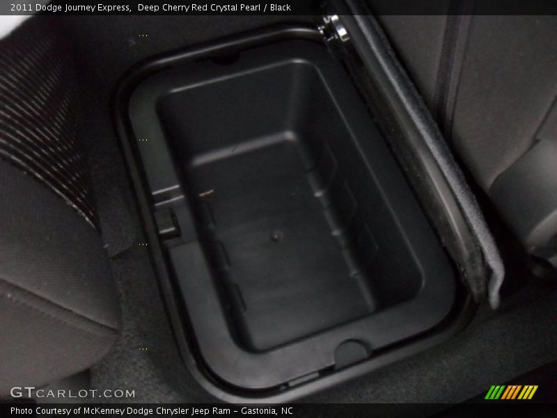 Deep Cherry Red Crystal Pearl / Black 2011 Dodge Journey Express