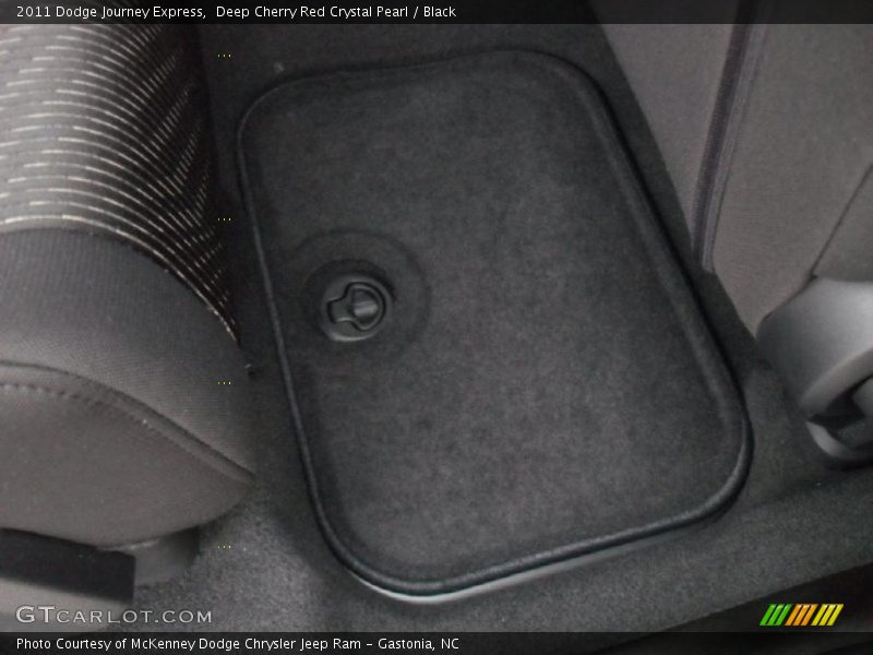 Deep Cherry Red Crystal Pearl / Black 2011 Dodge Journey Express