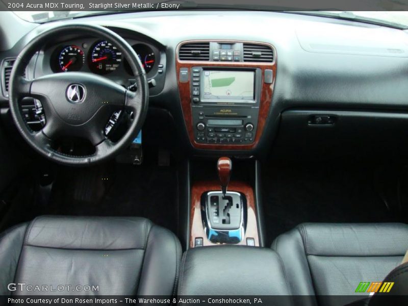 Starlight Silver Metallic / Ebony 2004 Acura MDX Touring