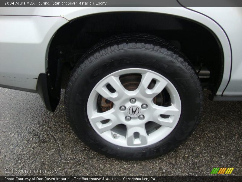Starlight Silver Metallic / Ebony 2004 Acura MDX Touring