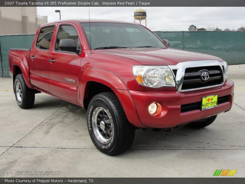 Front 3/4 View of 2007 Tacoma V6 SR5 PreRunner Double Cab