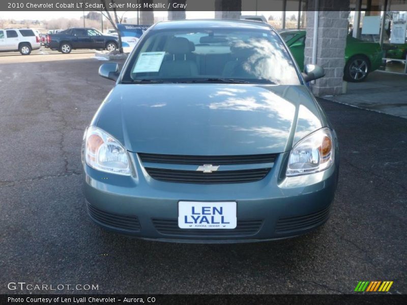 Silver Moss Metallic / Gray 2010 Chevrolet Cobalt LT Sedan