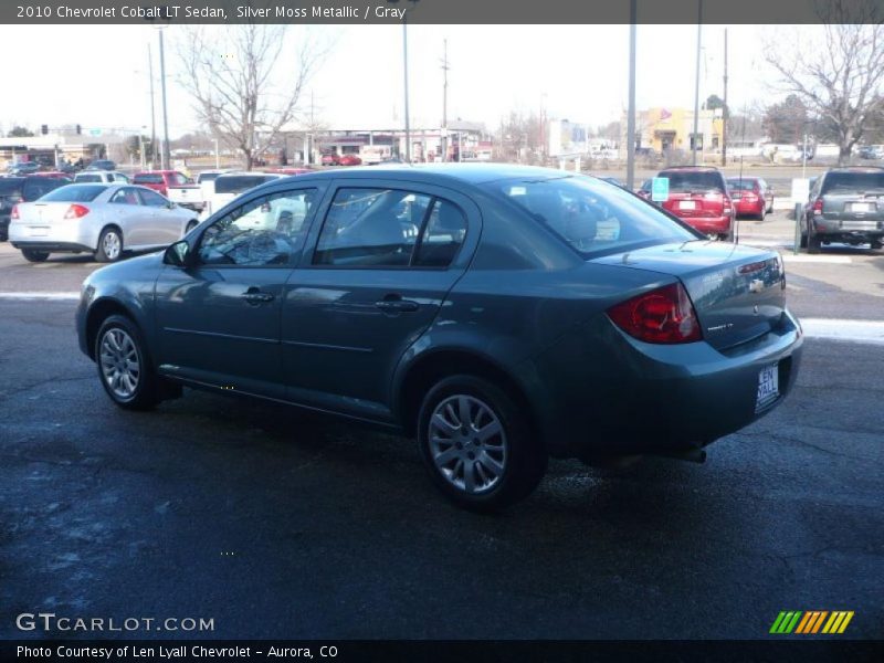 Silver Moss Metallic / Gray 2010 Chevrolet Cobalt LT Sedan