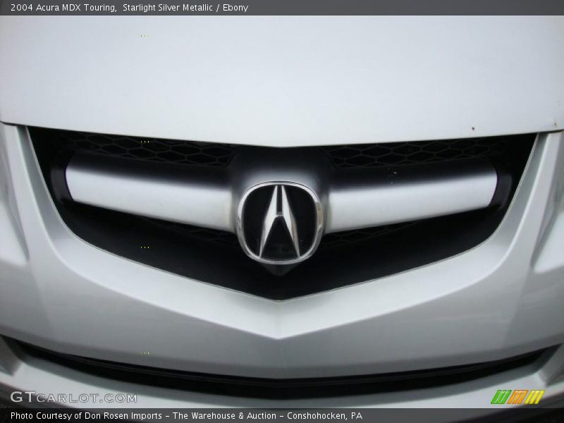 Starlight Silver Metallic / Ebony 2004 Acura MDX Touring