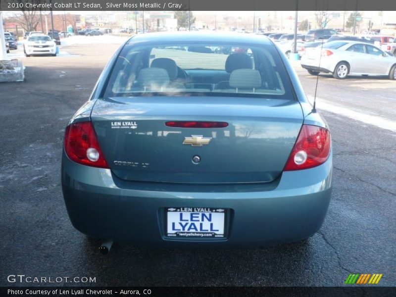 Silver Moss Metallic / Gray 2010 Chevrolet Cobalt LT Sedan