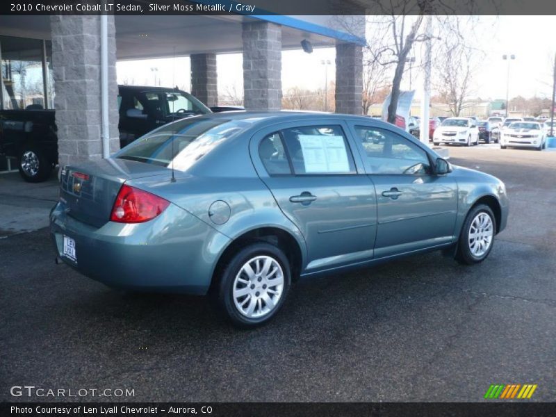 Silver Moss Metallic / Gray 2010 Chevrolet Cobalt LT Sedan