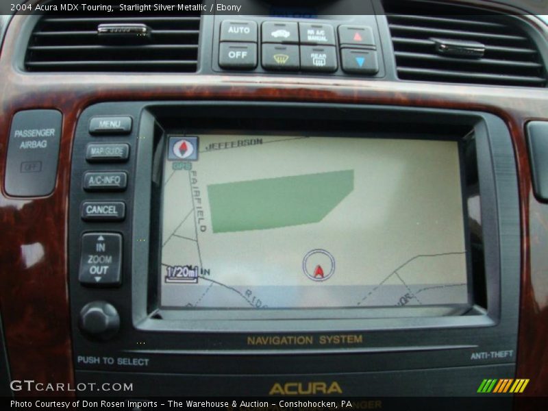 Starlight Silver Metallic / Ebony 2004 Acura MDX Touring