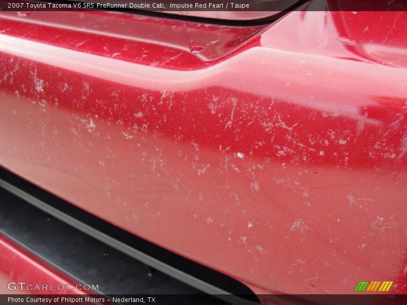 Impulse Red Pearl / Taupe 2007 Toyota Tacoma V6 SR5 PreRunner Double Cab