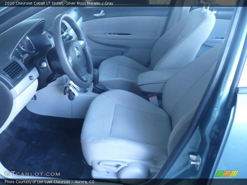 Silver Moss Metallic / Gray 2010 Chevrolet Cobalt LT Sedan