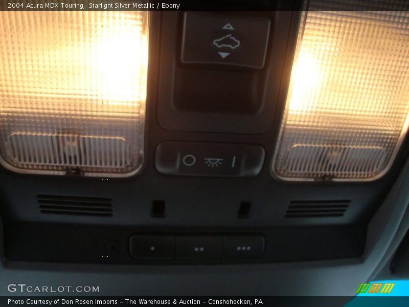 Starlight Silver Metallic / Ebony 2004 Acura MDX Touring