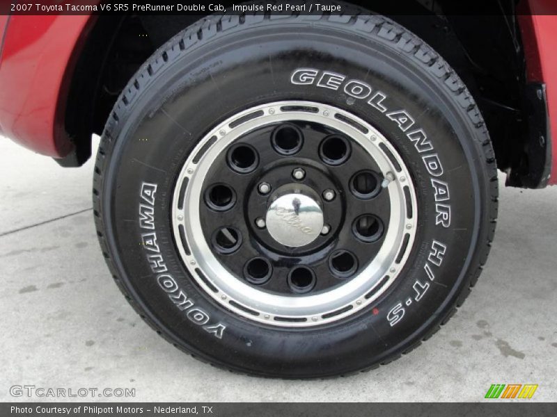 Custom Wheels of 2007 Tacoma V6 SR5 PreRunner Double Cab