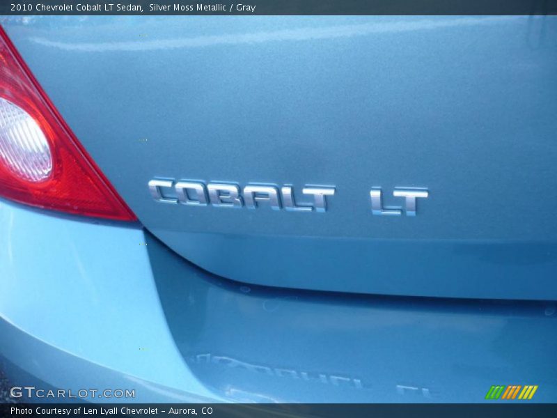 Silver Moss Metallic / Gray 2010 Chevrolet Cobalt LT Sedan