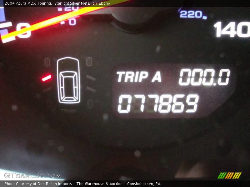 Starlight Silver Metallic / Ebony 2004 Acura MDX Touring