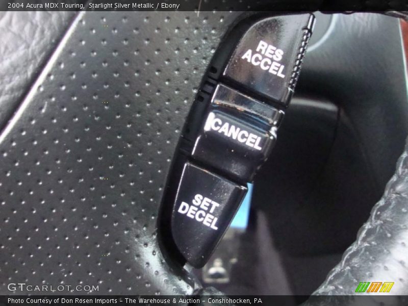 Starlight Silver Metallic / Ebony 2004 Acura MDX Touring