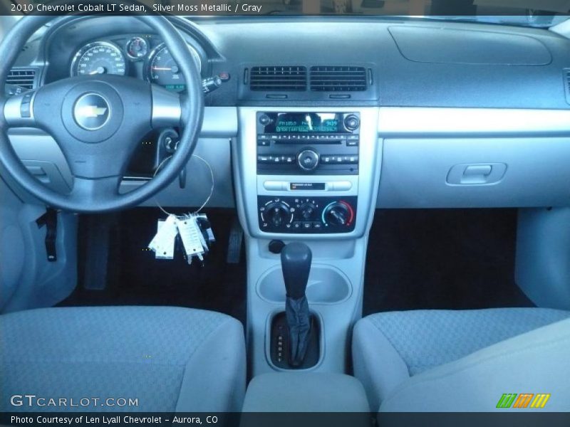 Silver Moss Metallic / Gray 2010 Chevrolet Cobalt LT Sedan