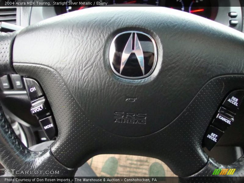 Starlight Silver Metallic / Ebony 2004 Acura MDX Touring