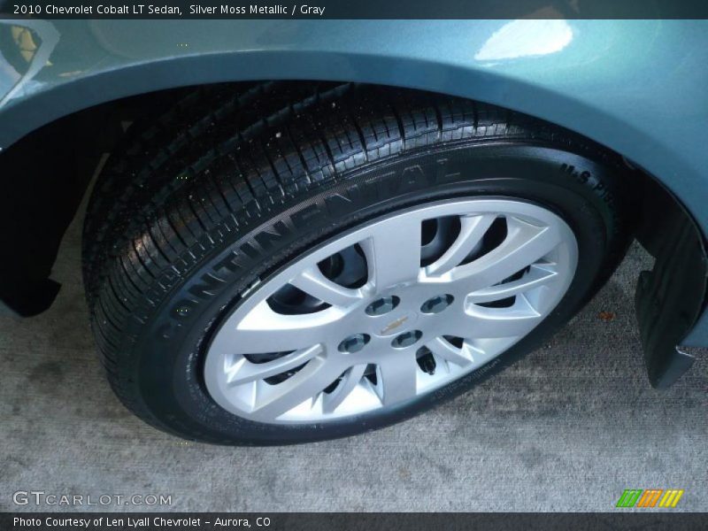 Silver Moss Metallic / Gray 2010 Chevrolet Cobalt LT Sedan