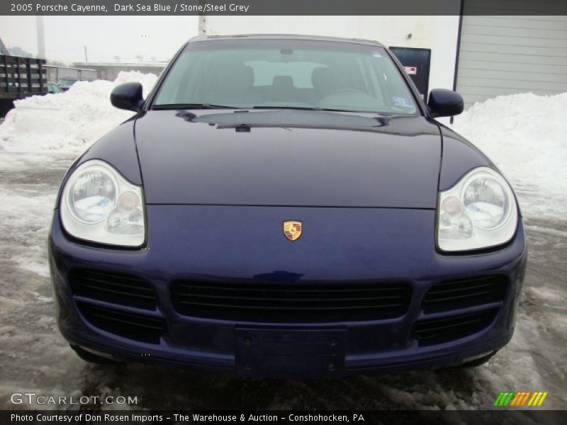 Dark Sea Blue / Stone/Steel Grey 2005 Porsche Cayenne