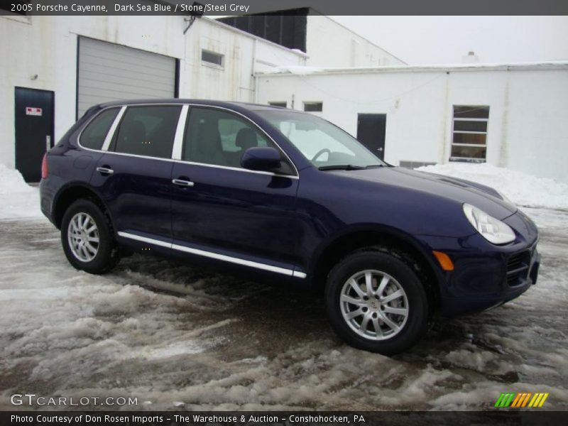Dark Sea Blue / Stone/Steel Grey 2005 Porsche Cayenne