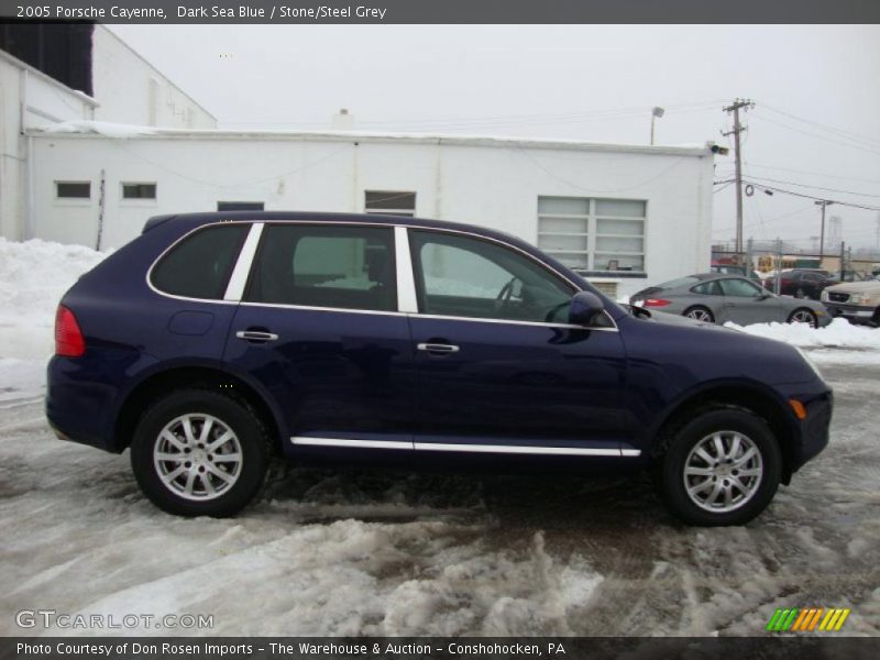 Dark Sea Blue / Stone/Steel Grey 2005 Porsche Cayenne