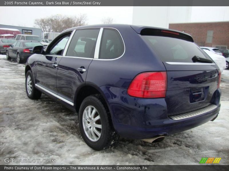 Dark Sea Blue / Stone/Steel Grey 2005 Porsche Cayenne