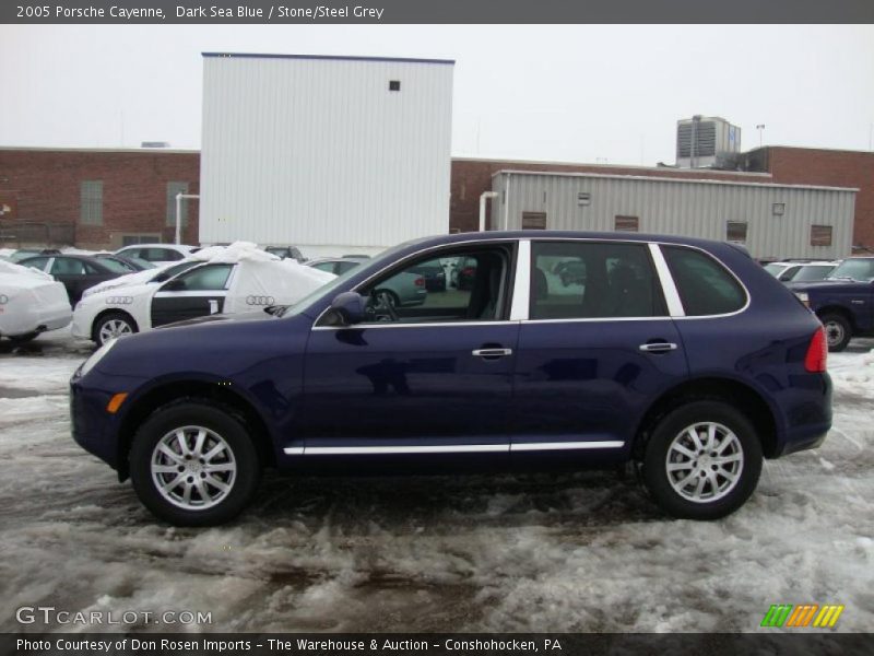 Dark Sea Blue / Stone/Steel Grey 2005 Porsche Cayenne