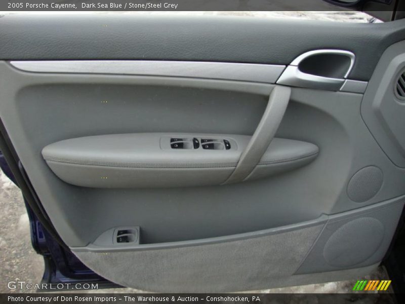 Dark Sea Blue / Stone/Steel Grey 2005 Porsche Cayenne