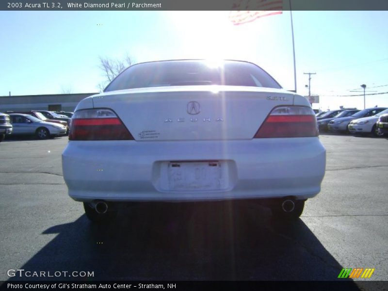 White Diamond Pearl / Parchment 2003 Acura TL 3.2