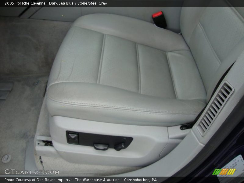 Dark Sea Blue / Stone/Steel Grey 2005 Porsche Cayenne