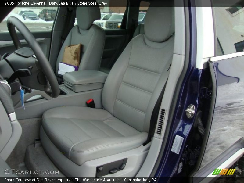 Dark Sea Blue / Stone/Steel Grey 2005 Porsche Cayenne