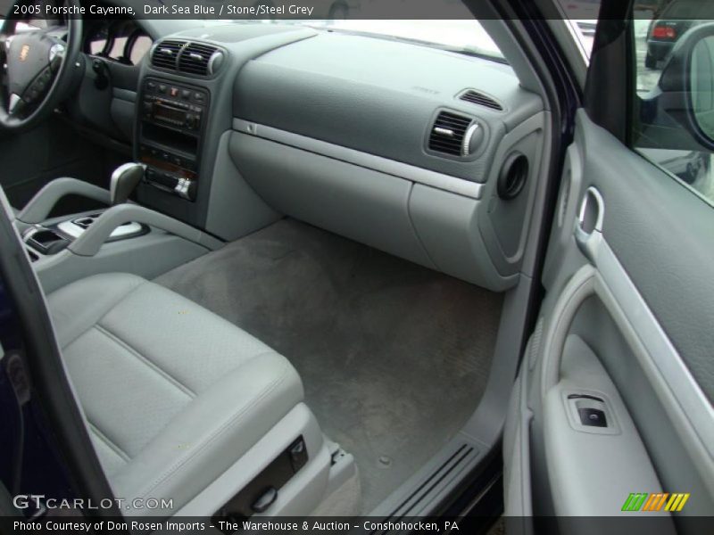 Dark Sea Blue / Stone/Steel Grey 2005 Porsche Cayenne