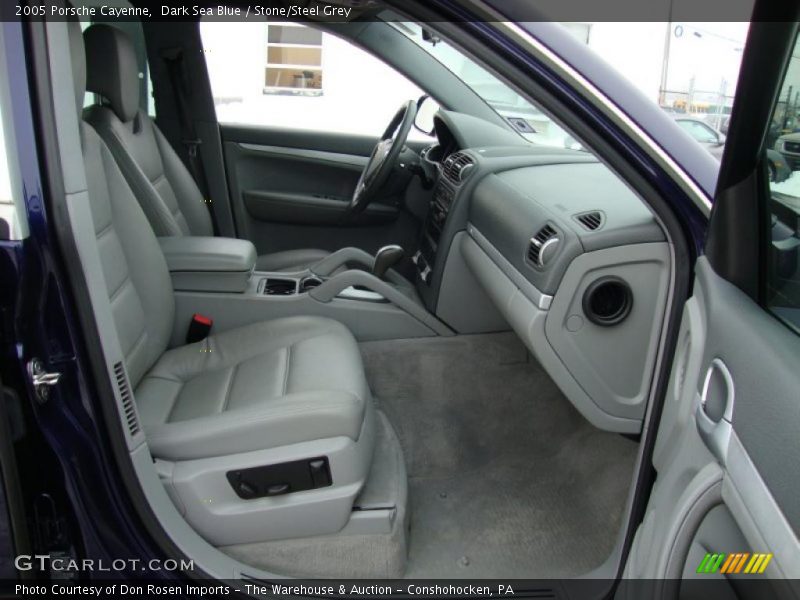 Dark Sea Blue / Stone/Steel Grey 2005 Porsche Cayenne