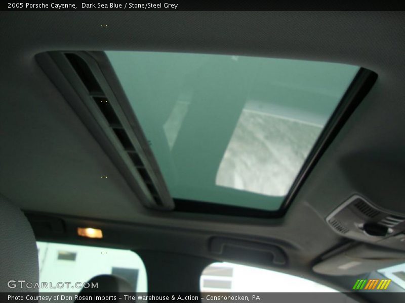 Dark Sea Blue / Stone/Steel Grey 2005 Porsche Cayenne