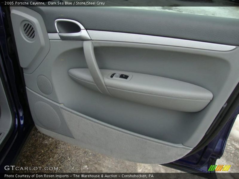 Dark Sea Blue / Stone/Steel Grey 2005 Porsche Cayenne