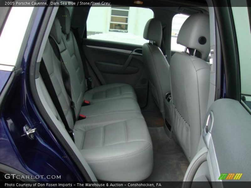 Dark Sea Blue / Stone/Steel Grey 2005 Porsche Cayenne