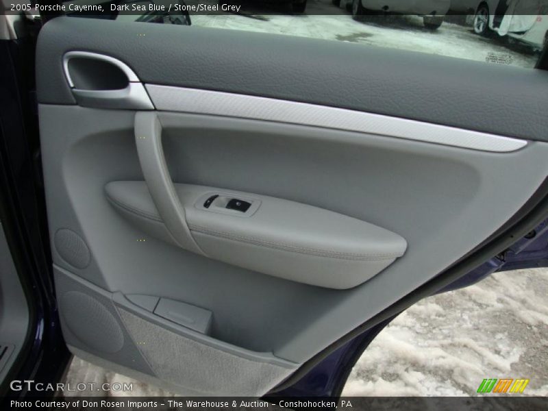 Dark Sea Blue / Stone/Steel Grey 2005 Porsche Cayenne
