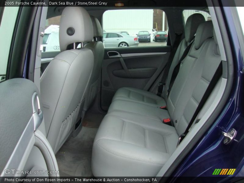 Dark Sea Blue / Stone/Steel Grey 2005 Porsche Cayenne