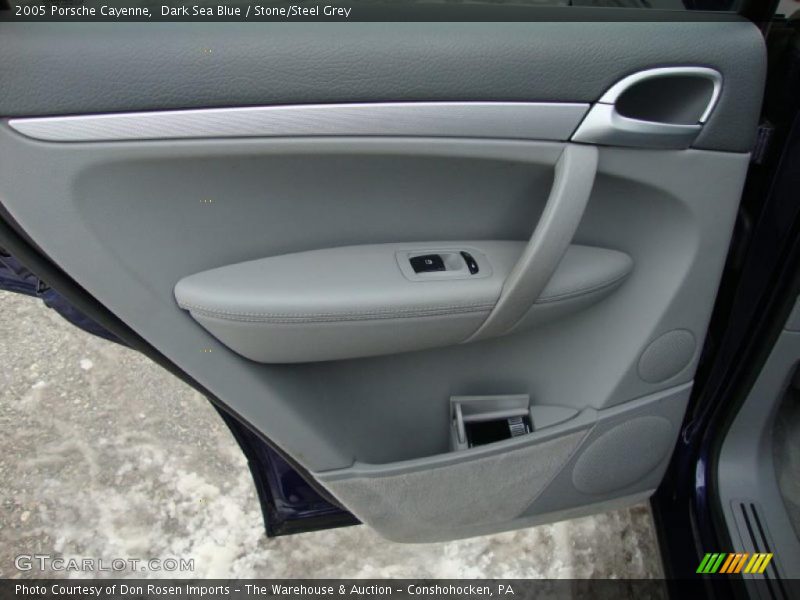 Dark Sea Blue / Stone/Steel Grey 2005 Porsche Cayenne